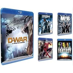 Pack exclusif 5 Blu-ray : Spider-man 3 /  Hellboy / Men in Black / D-War/ Final Fantasy [Blu-ray]