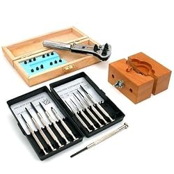 13 Precision Screwdrivers Watch Case Holder Opener Tool