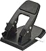 Officemate Heavy Duty 2-Hole Punch, Padded Handle, Black, 50-Sheet Capacity (90082)