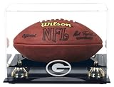 Green Bay Packers Golden Classic Deluxe Football Display Case