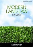 Books : Modern Land Law