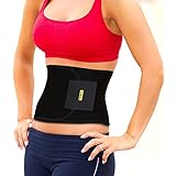 Yosoo Adjustable Waist Trimmer Belt for Waist Back Support Brace Plus Size