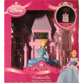 Cinderella Projection Alarm Clock by Disney