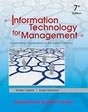 Information technology for management : transforming organizations in the digital economy