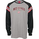 Detroit Red Wings Rbk Long Sleeve Raglan Tee Medium