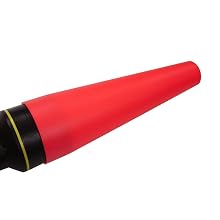 Dorcy 41-1482 Deluxe Signal Wand Flashlight with Safety Cone, 30-Lumens, Black Finish