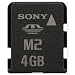 Sony MSA4GN2 Micro M2 Flash-Speicherkarte 4GB