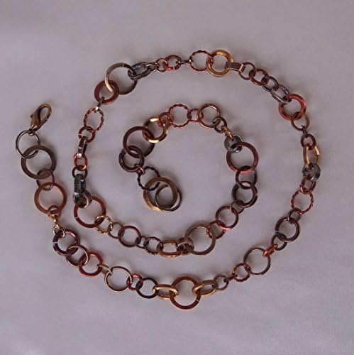 Chainmaille Mixed Antiqued Metal Necklace