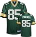 Greg Jennings Jersey: Reebok Green Replica #85 Green Bay Packers Jersey - Medium