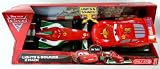 Disney / Pixar CARS 2 Movie Exclusive Lights Sounds 124 Scale Vehicle 2Pack Francesco Bernoulli Lightning McQueen