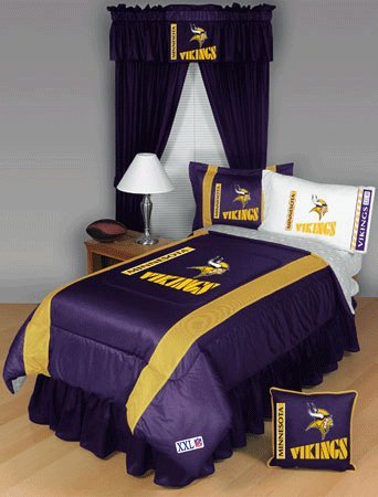 NFL Minnesota Vikings Twin Sideline Comforter