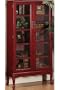 Traditional 31"w 5 shelf Bookcase With Glass Doors