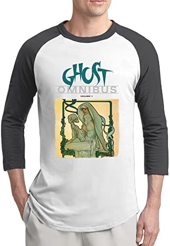 Cool Ghost Omnibus, Vol Men's Casual 3/4 Sleeve Baseball Tshirt