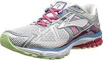 Brooks Women's Ravenna 6 White/Raspberry/Paradise Green Sneaker 6 B (M)
