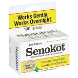  : Senokot Natural Vegetable Laxative Ingredient, Tablets, 100 tablets