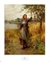 Brittany Girl Art Poster Print by Daniel Ridgway Knight, 22x27