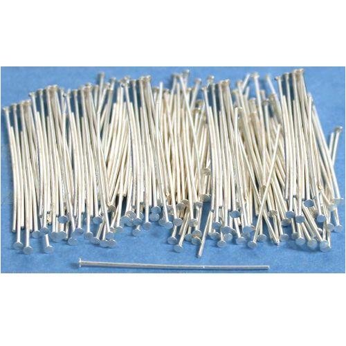 150 Head Pins Sterling Silver Bead Part 24 Gauge 1