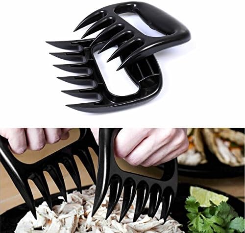 Meat Claws Set of 2 in Box Meat - Shredder for Pulled Beef Pork Chicken Forks - Bbq Meat Handler - Salad Mixer - By Unique Kitchen Products