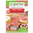 GoPicnic Ready-to-Eat Meals, Salami + Cheese, 3.5-Ounce Boxes (Pack of 6)