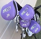 NEW Ladies Left Handed S5 Complete Golf Club Set with Bag Square Drivers, Hybrids, Putter Womens LH $750 Retail