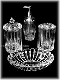 Crystal Clear Alexandria 4-Piece Bath Set