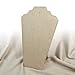 Ikee Design Linen Covered Padded Wood Necklace Display With Easel 8 1/4