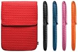 LaCie Coat MacBook Notebooktasche 43,2 cm (17 Zoll), Luftpolsterschutz, Innentasche f&uuml;r Zubeh&ouml;r, rot