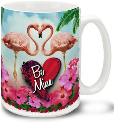 Flamingo Coffee Mug , Be Mine