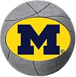 NCAA Michigan Wolverines Basketball One Inch Pewter Pin