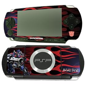 PSP TRANSFORMERS OPTIMUS SKIN