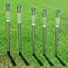 27 Stainless Steel Solar Garden Light Set- 5 pack