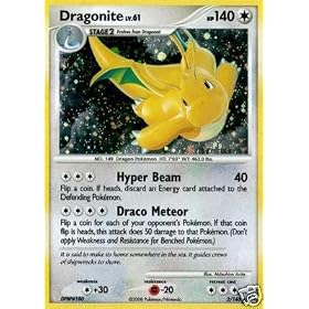 Pokemon Diamond & Pearl Legends Awakened Single Card Dragonite #2 Holo Rare