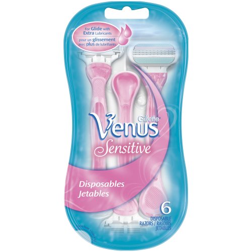 Gillette Venus Sensitive Pink Razor 6-Count