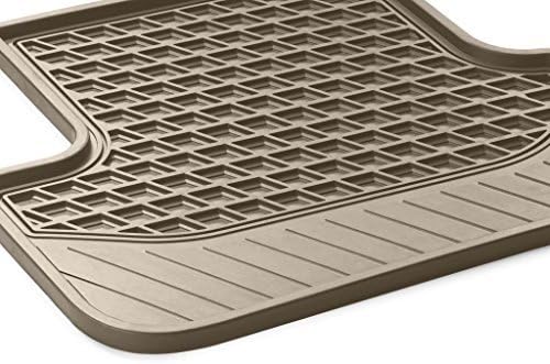 Genuine Mercedes 2015 C-class Sedan All-season Floor Mats, 2pc set for rear seats in Silk Beige.