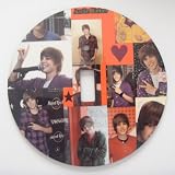 JUSTIN BIEBER Light switch Cover 5 Inch Round (12.5 cms) Switch plate Switchplate