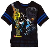 Batman Boys 2-7 Black Batman Tee