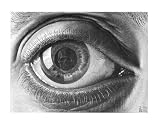 Eye by Mc Escher Art Print Poster Size: 21.5 x 15.75 