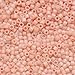 Miyuki DB206 Delica Seed Beads, 7.2g, Opaque Salmon Pink