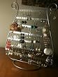 SILVER JEWELRY harp Earring RACK stand HOLDER
