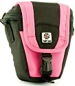 Tuff-Luv 'ZipNGo' Foto/Video-Equipmenttasche f&uuml;r Digitale Spiegelreflex & Short Zoom Kameras f&uuml;r / kompatibel mit Canon EOS 300D 350D 400D (rosa/Schwarz) Size 1