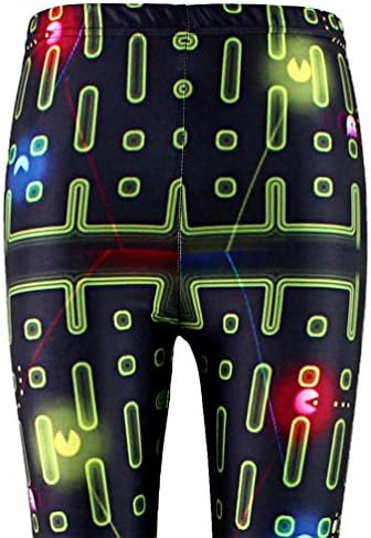 Muchen Women's the Packman Game Printed Leggings Medium