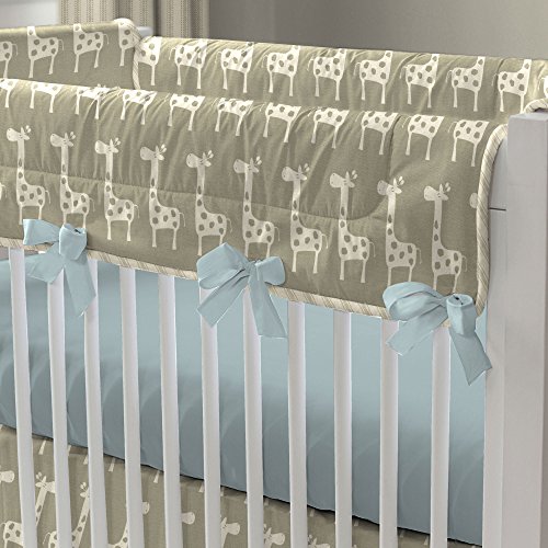Carousel Designs Giraffe Safari Crib Rail Cover Elenor J. Uhliger