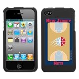 iPhone 4 4S New Jersey Nets NBA Black Superior Snap on Hard Cover