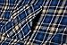 XQS Men's Long Sleeve Plaid Flannel Shirt