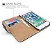 Caseflex iPhone 6S Case Black Genuine Leather Wallet Cover