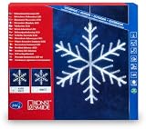 Konstsmide - 4440-103 - Motif lumineux LED ext&eacute;rieur "flocon de neige" - Lumi&egrave;re blanche chaude - Transformateur ext&eacute;rieur 24 V - 40 diodes (Import Allemagne)