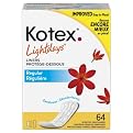 Kotex Lightdays Regular Scent Pads 64-pk.