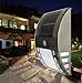 Solar Lights by Moonlight Solar LED Lights, Bright Security Lighting for Outdoor Home Decor, Patio, Deck, Yard, Weatherproof, Solar Power Energy, Sleek Stainless Steel, Dusk Till Dawn/Motion Detector