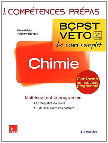 Download Chimie BCPST-Véto 2e année Download Chimie BCPST-Véto 2e année