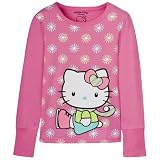 Girls' Hello Kitty Long-Sleeve Skating Tee - Pink